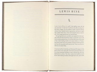 Lewis Hine: Ellis Island  (LIMITED EDITION OF 200)
